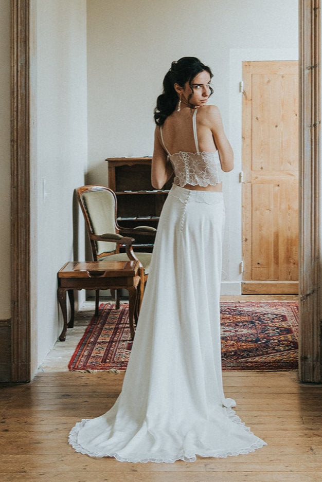 Iris - robe de mariée sur mesure à Bordeaux