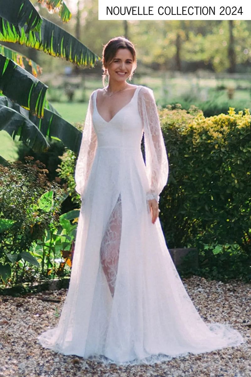 JEANNE - ROBE DE MARIÉE SUR MESURE Christelle Vasseur Couture