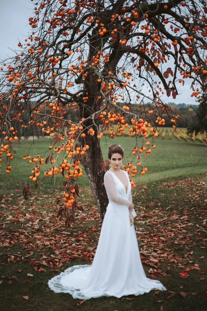 CLAIRE - ROBE DE MARIÉE SUR MESURE Christelle Vasseur Couture