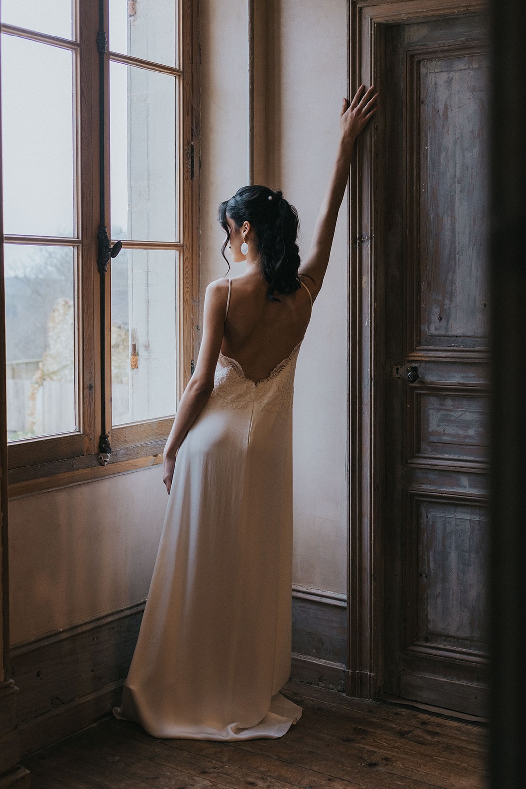 Suzanne -  Robe de mariée sur mesure, création Christelle Vasseur, boutique mariage à Bordeaux