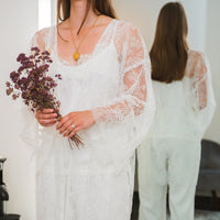 IRIS - KIMONO DENTELLE - MARIAGE Christelle Vasseur Couture