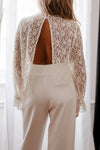 ALEXIS - PANTALON IVOIRE CHIC - MARIAGE Christelle Vasseur Couture