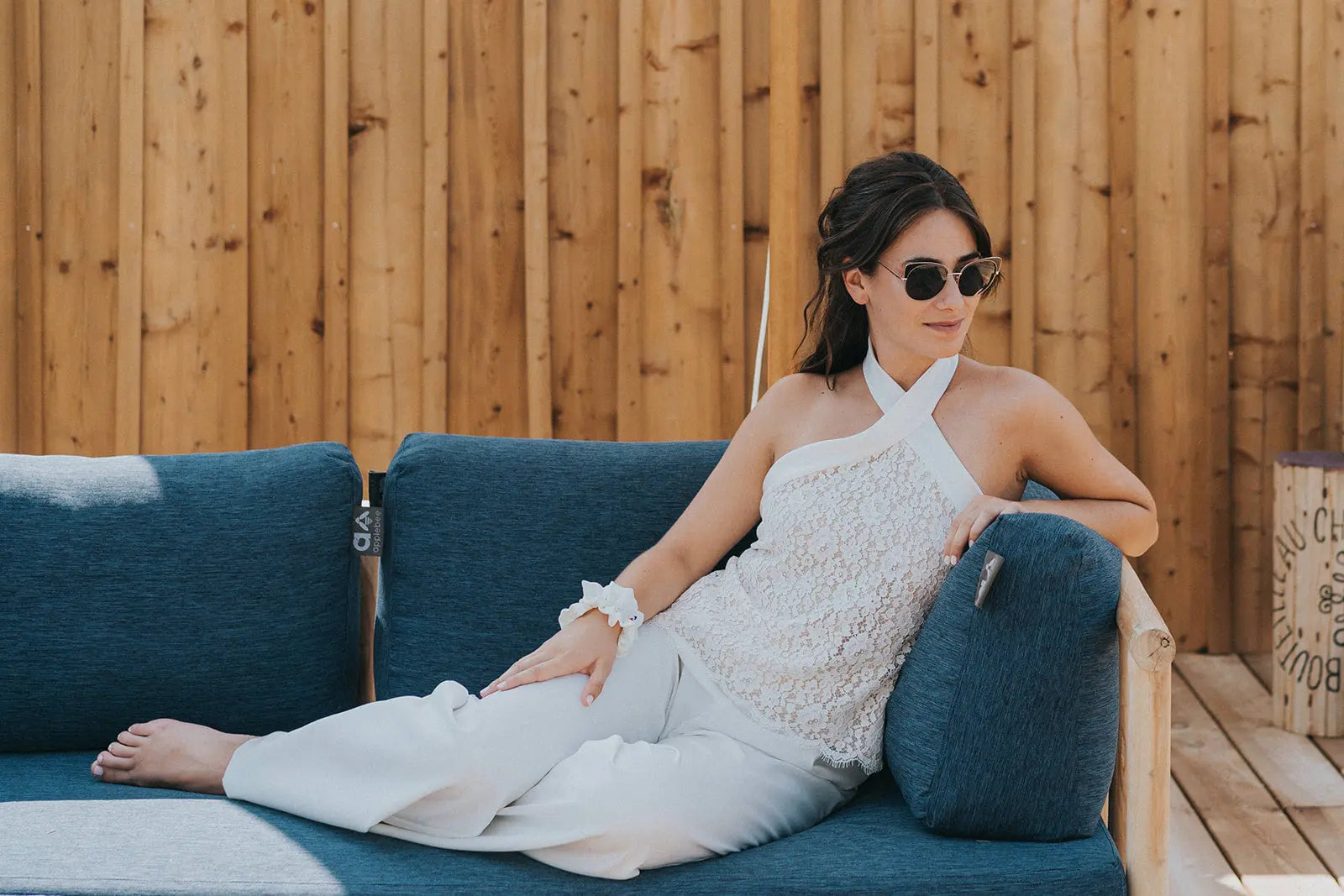 OCÉANE - HAUT DENTELLE DOS NU - MARIAGE Christelle Vasseur Couture